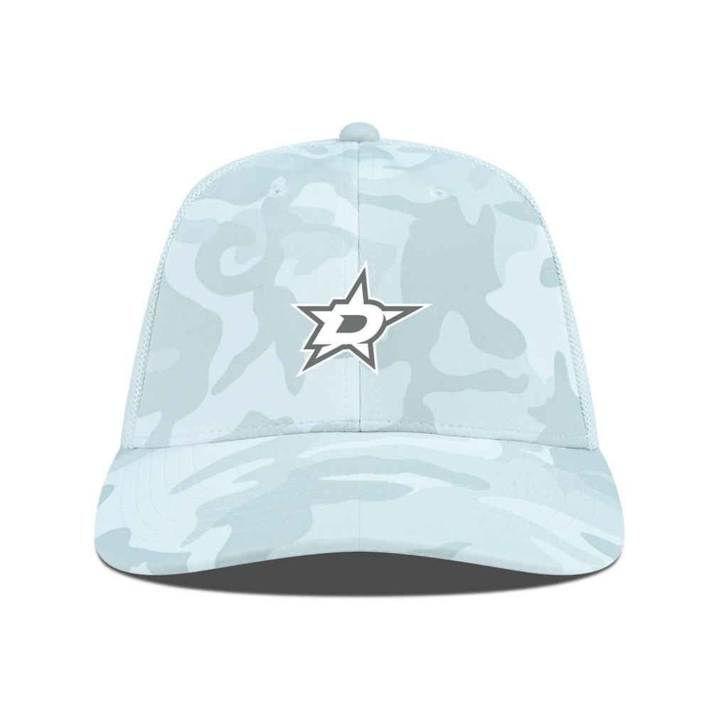 Dallas Stars - Levelwear Clash Slate & Snow Meshback Flex Hat Camo