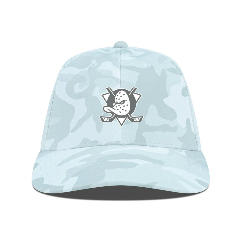Anaheim Ducks - Levelwear Clash Slate & Snow Meshback Flex Hat Camo