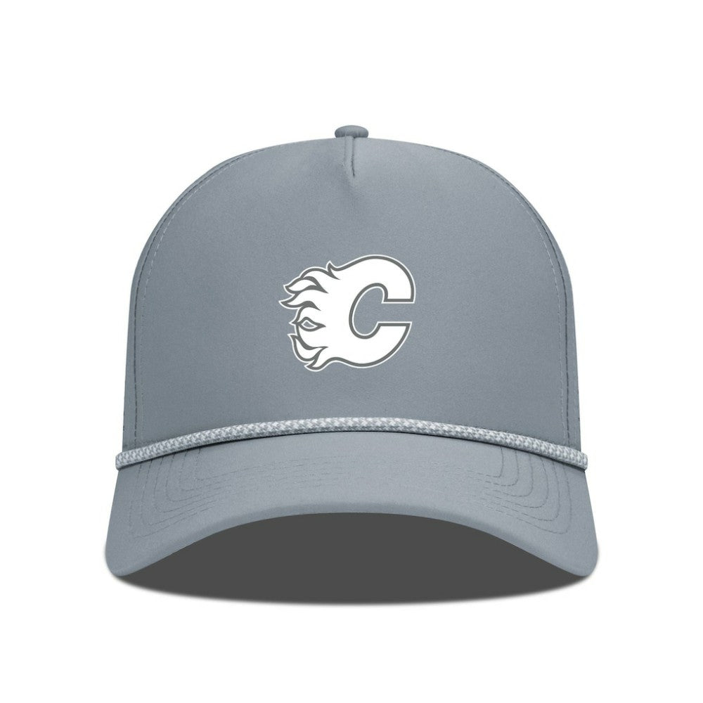 Calgary Flames - Levelwear Gordon Slate & Snow Rope Adjustable Hat Gray
