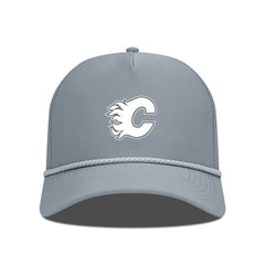 Calgary Flames - Levelwear Gordon Slate & Snow Rope Adjustable Hat Gray