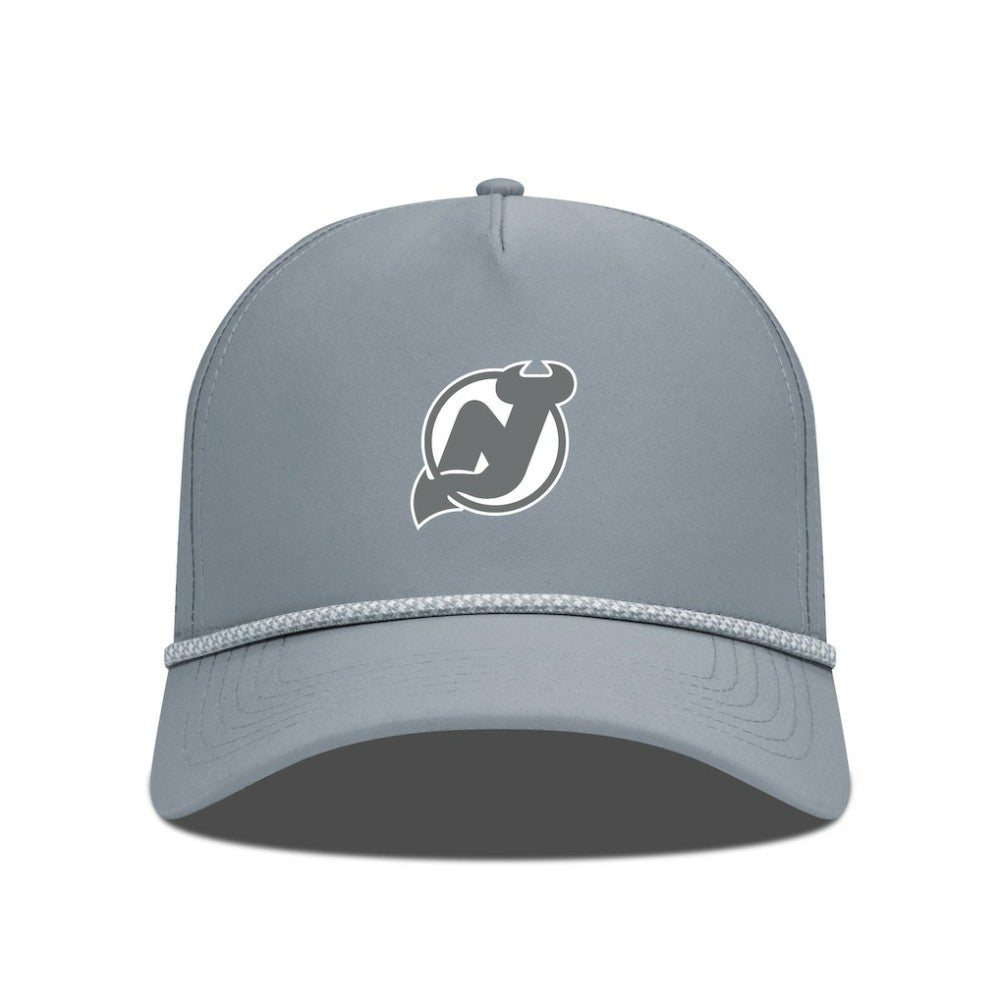 New Jersey Devils - Levelwear Gordon Slate & Snow Rope Adjustable Hat Gray