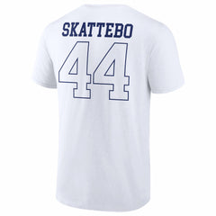 Cam Skattebo New York Giants Tonal Player Name & Number T-Shirt White - NFL