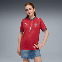Puma Cristiano Ronaldo Portugal National Team Youth 2026 Home Replica Jerseys - Red