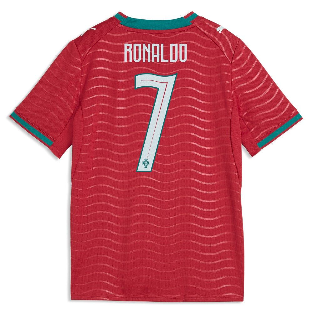 Puma Cristiano Ronaldo Portugal National Team Youth 2026 Home Replica Jerseys - Red