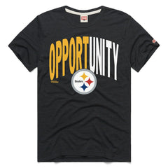 Pittsburgh Steelers Homage Unisex 2025 Inspire Change Opportunity Tri-Blend T-Shirt Charcoal - NFL