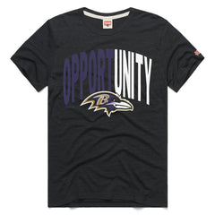 Baltimore Ravens Homage Unisex 2025 Inspire Change Opportunity Tri-Blend T-Shirt Charcoal - NFL