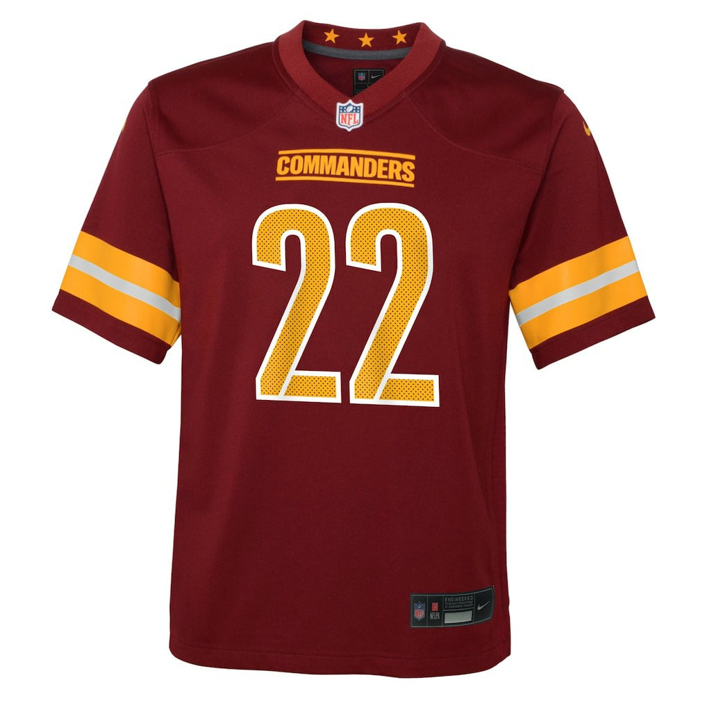 Jacory Croskey-Merritt Washington Commanders Youth Team Game Jersey Burgundy - Nike