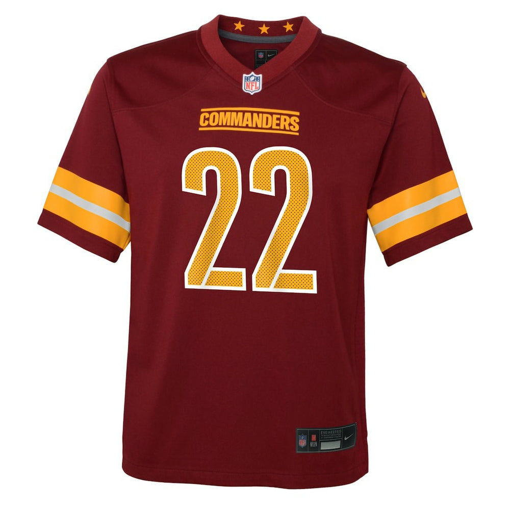 Jacory Croskey-Merritt Washington Commanders Youth Team Game Jersey Burgundy - Nike