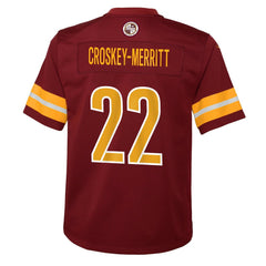 Jacory Croskey-Merritt Washington Commanders Youth Team Game Jersey Burgundy - Nike