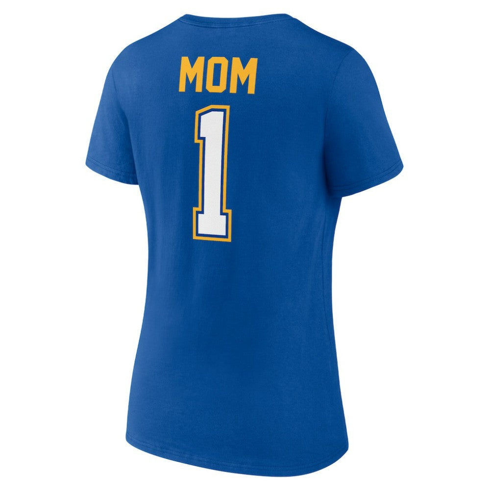 Buffalo Sabres - Women's Mother's Day V-Neck T-Shirt Royal