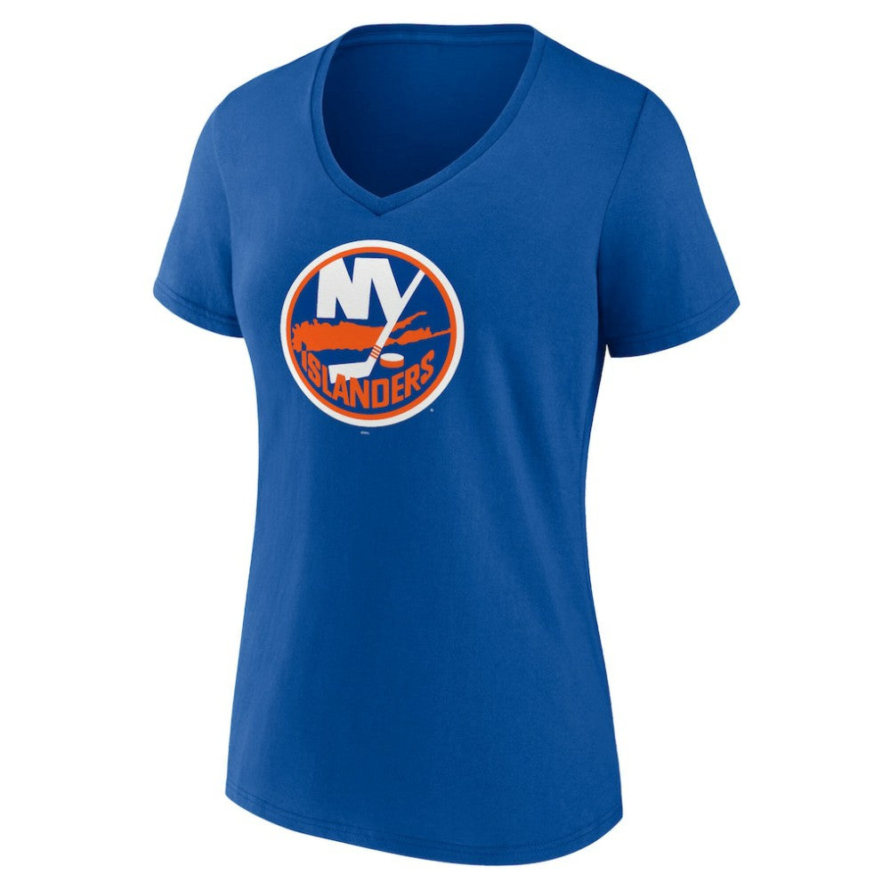 New York Islanders - Women's Mother's Day V-Neck T-Shirt Royal
