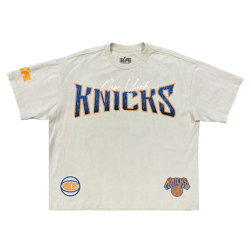 NBA - New York Knicks Legend Row Collection Premium T-Shirt - Cream
