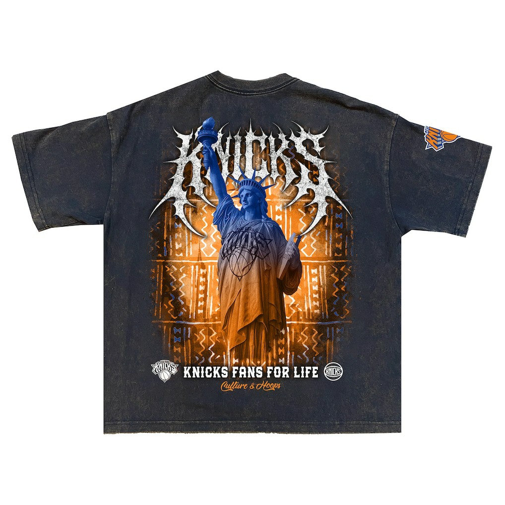 NBA - New York Knicks Shock Wave Collection Premium T-Shirt - Gray