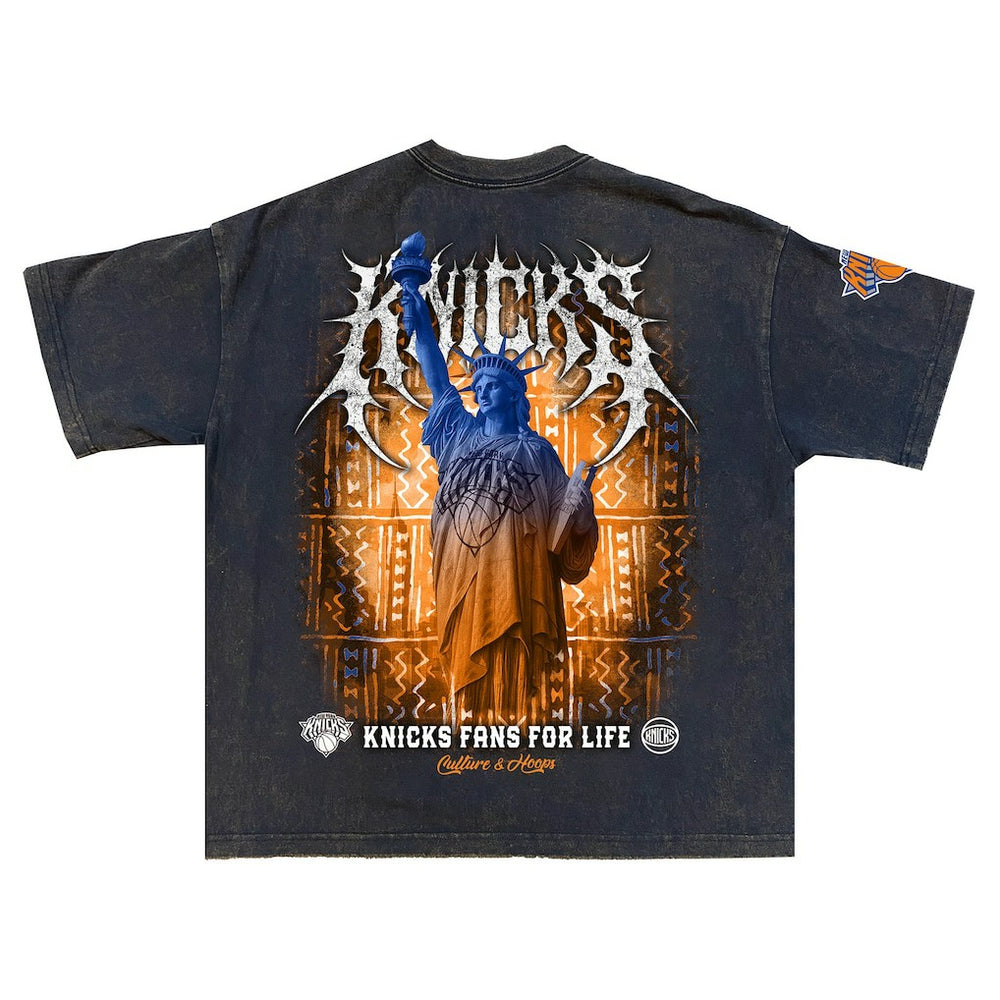 NBA - New York Knicks Shock Wave Collection Premium T-Shirt - Gray
