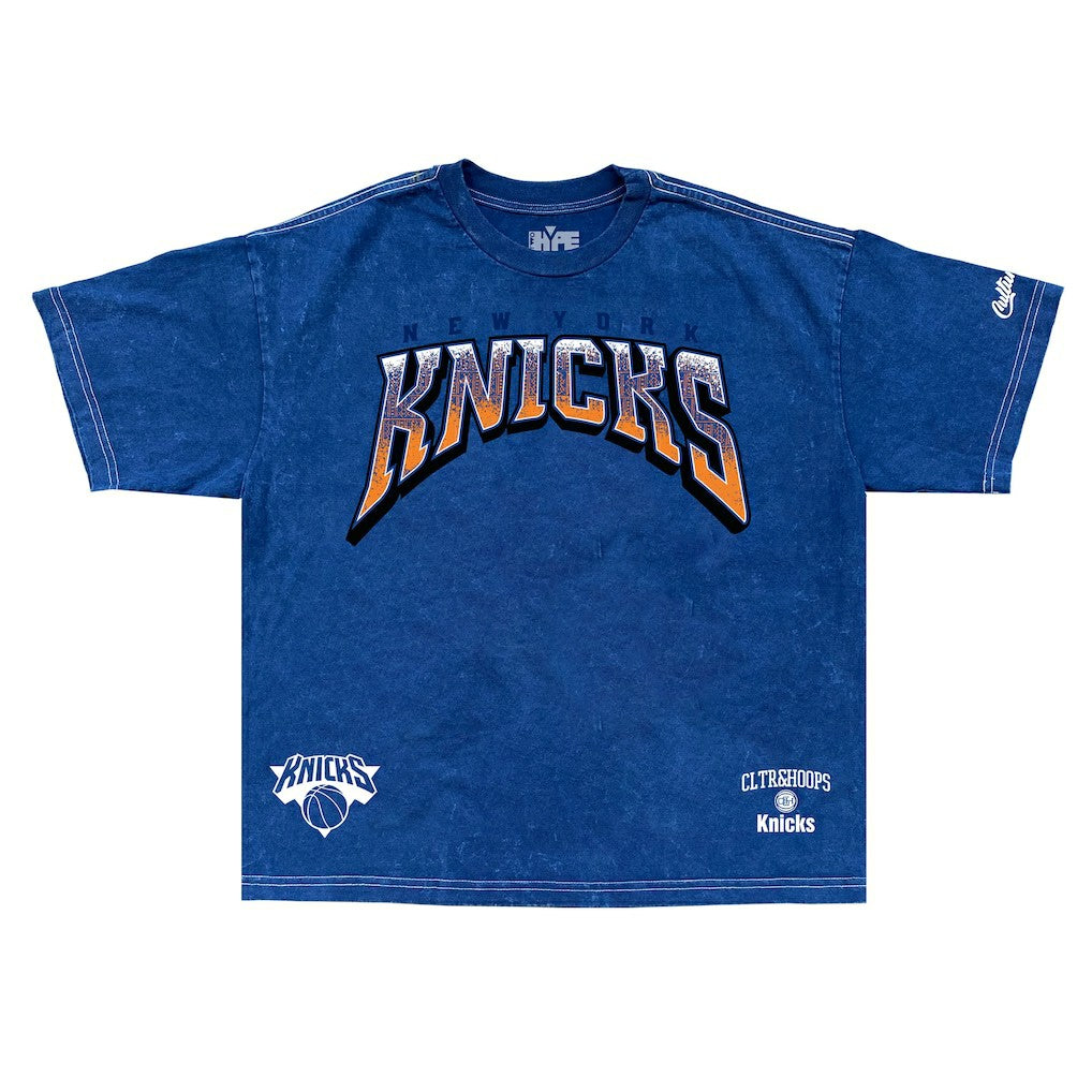 NBA - New York Knicks Drip & Dime Collection Premium T-Shirt - Blue