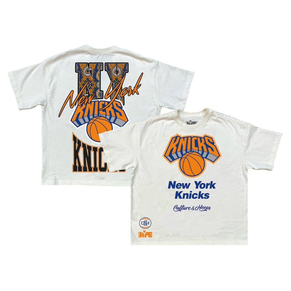 NBA - New York Knicks Team City Collection Premium T-Shirt - Cream