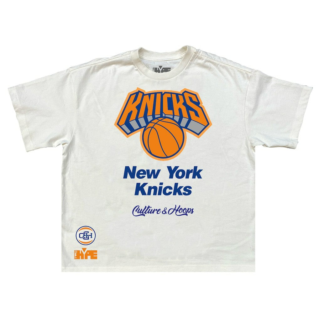 NBA - New York Knicks Team City Collection Premium T-Shirt - Cream