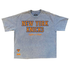 NBA - New York Knicks Culture Worldwide Collection Premium T-Shirt - Powder Blue