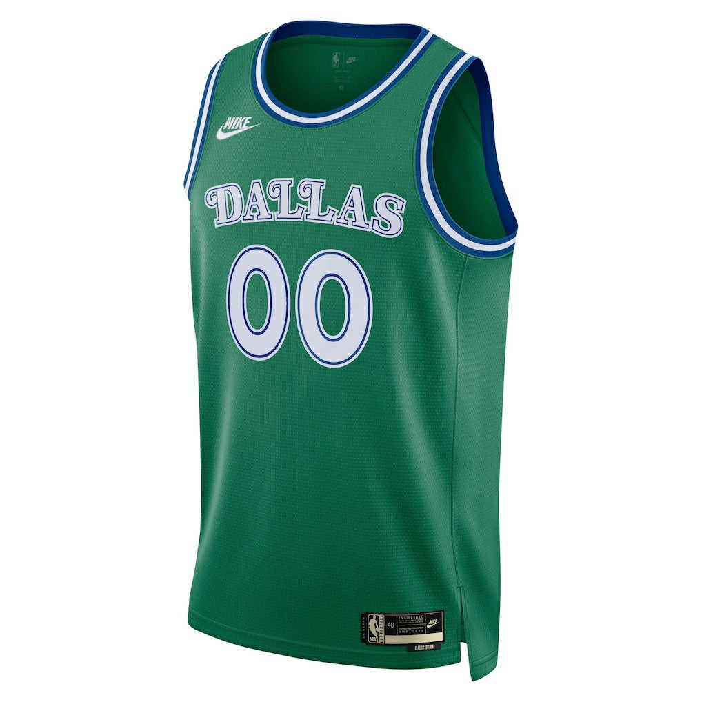 Nike - Dallas Mavericks Unisex Swingman Custom Jersey - Classic Editi- Green