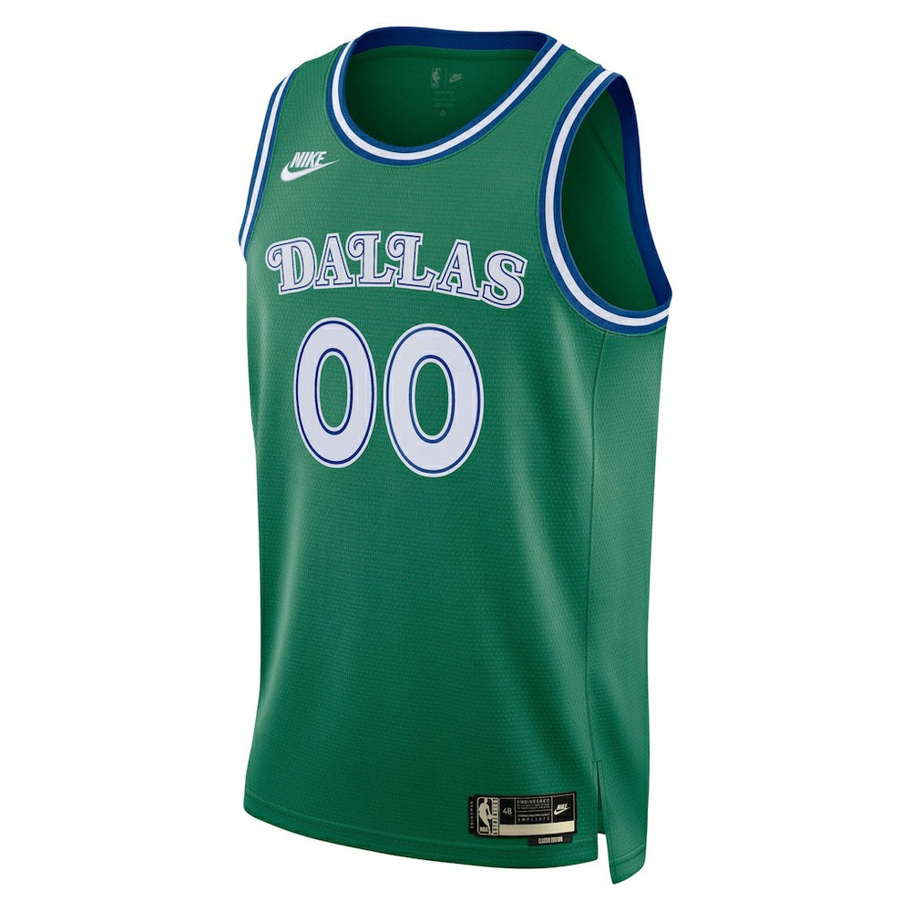 Nike - Dallas Mavericks Unisex Swingman Custom Jersey - Classic Editi- Green