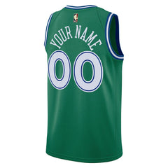 Nike - Dallas Mavericks Unisex Swingman Custom Jersey - Classic Editi- Green