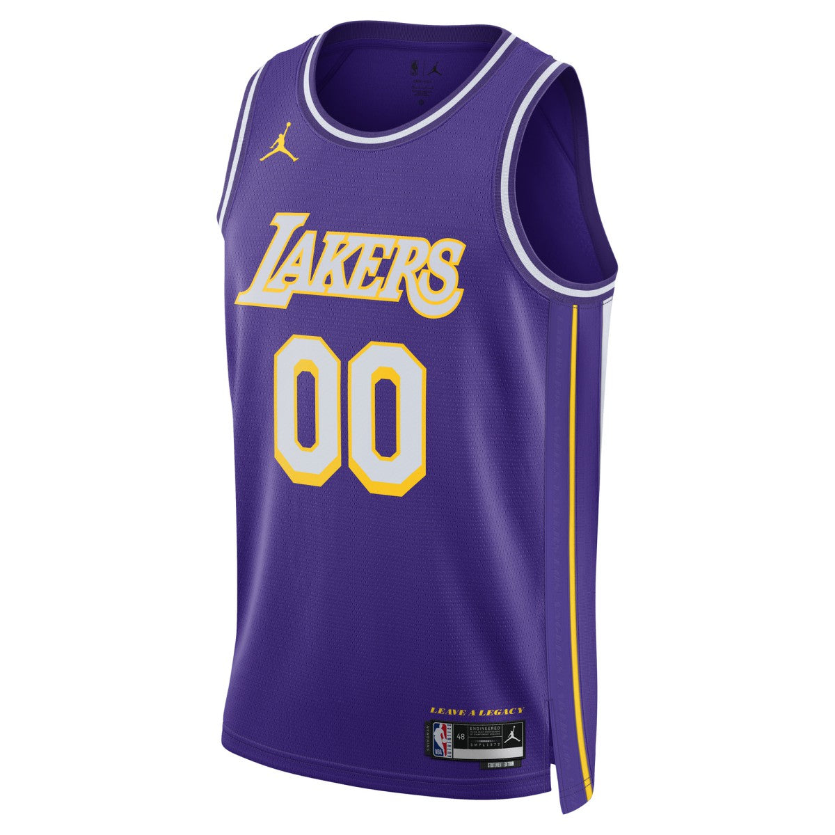 NBA - Los Angeles Lakers Jordan Brand Unisex Swingman Custom Jersey - Statement Edition - Purple
