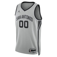 NBA - San Antonio Spurs Jordan Brand Unisex Swingman Custom Jersey - Statement Edition - Silver