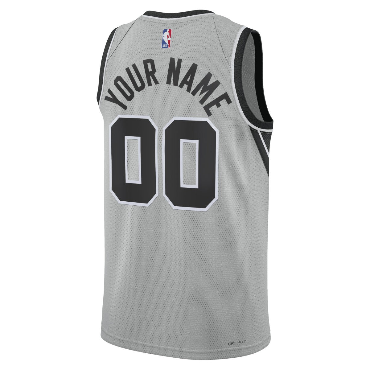 NBA - San Antonio Spurs Jordan Brand Unisex Swingman Custom Jersey - Statement Edition - Silver