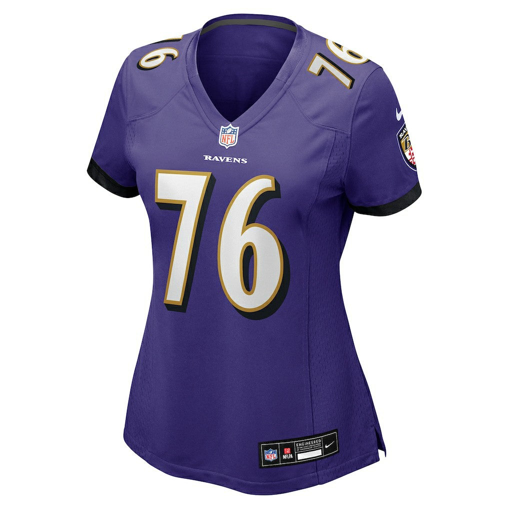 Kenyon Green Baltimore Ravens Women's Team Game Jersey - Purple | NFL Jerseys