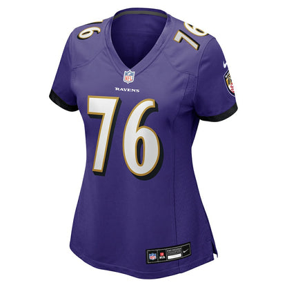 Kenyon Green Baltimore Ravens Women's Team Game Jersey - Purple | NFL Jerseys