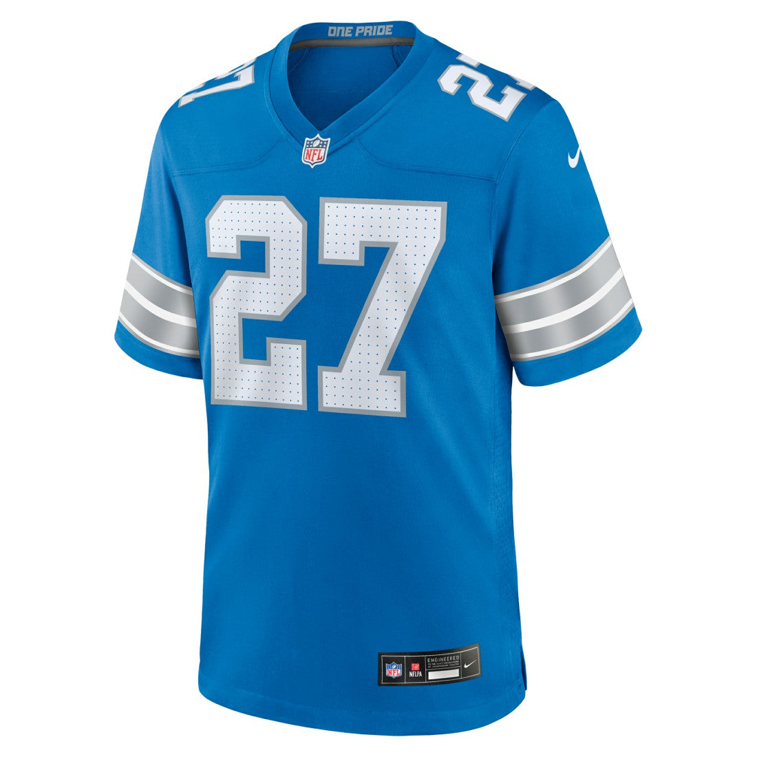 Arthur Maulet Detroit Lions Team Game Jersey - Blue | NFL Jerseys