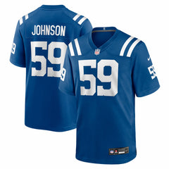 Buddy Johnson Indianapolis Colts Team Game Jersey Royal - Nike