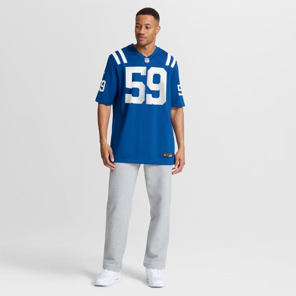 Buddy Johnson Indianapolis Colts Team Game Jersey Royal - Nike