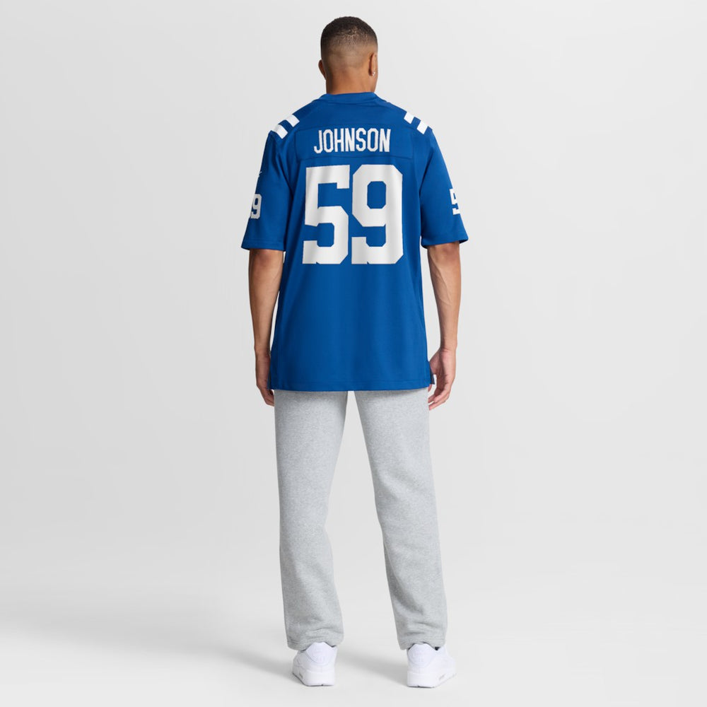 Buddy Johnson Indianapolis Colts Team Game Jersey Royal - Nike