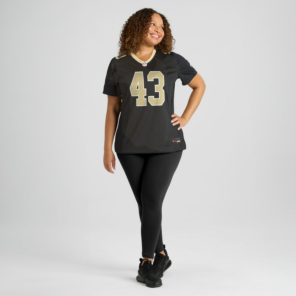 Michael Davis New Orleans Saints Women's Team Game Jersey Black - Nike