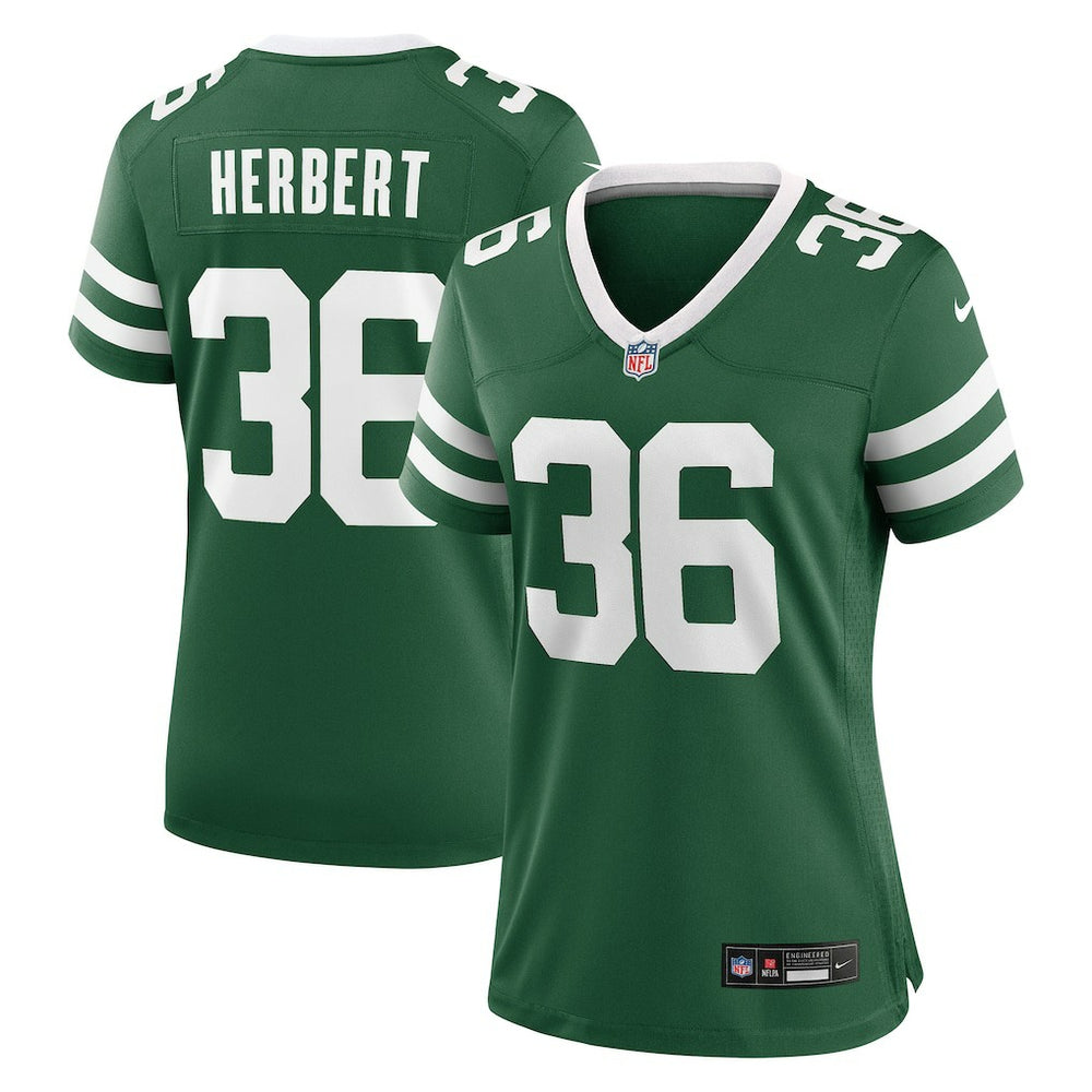 Khalil Herbert New York Jets Women's Team Game Jersey Legacy Green - Nike