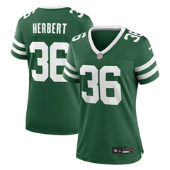 Khalil Herbert New York Jets Women's Team Game Jersey Legacy Green - Nike