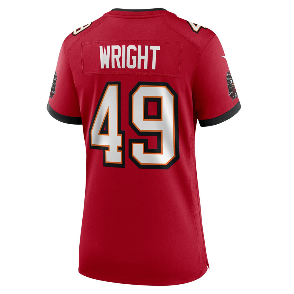 Owen Wright Tampa Bay Buccaneers Women's Team Game Jersey Red - Nike