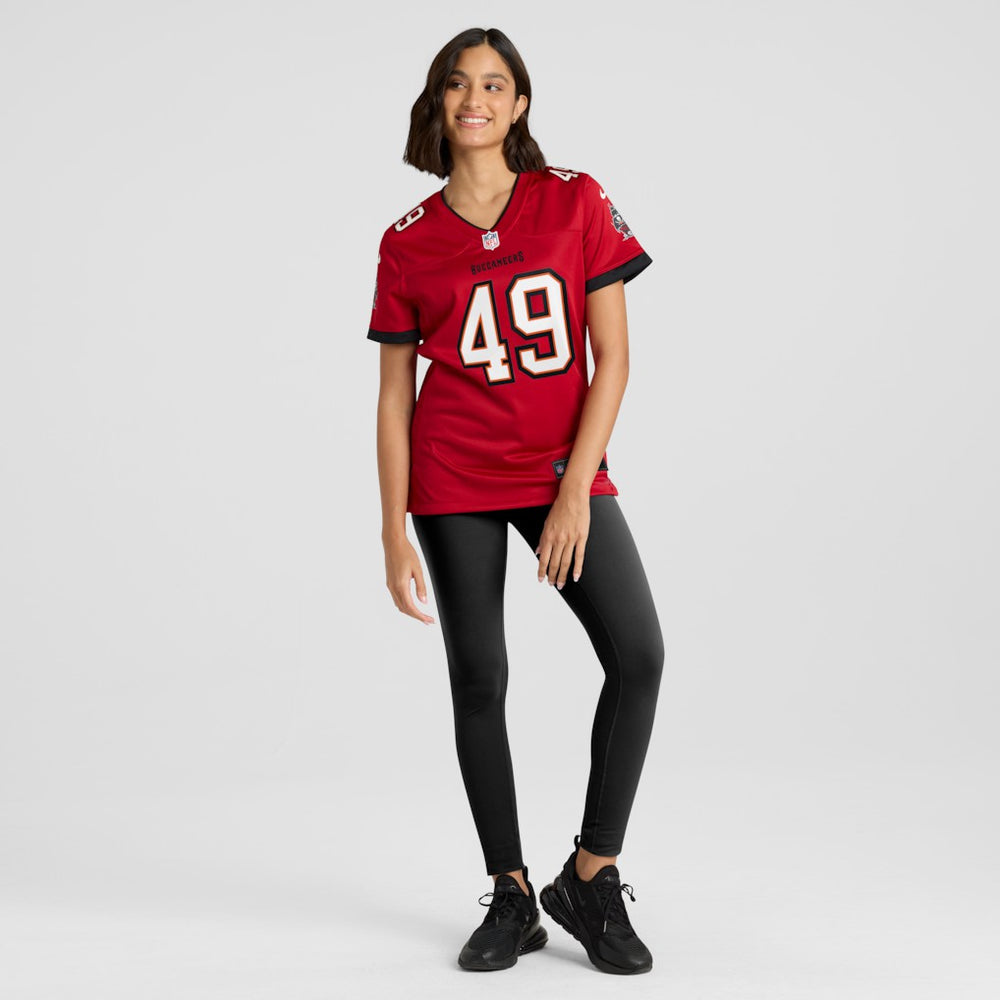 Owen Wright Tampa Bay Buccaneers Women's Team Game Jersey Red - Nike