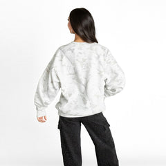 Minnesota Vikings Gameday Couture Women's Whiteout Oversized Premium Fleece Sweatshirt Arctic Camo - NFL