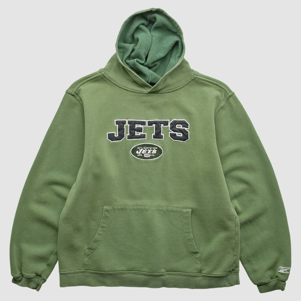 New York Jets Reebok 2000s Pullover Sweatshirt Green Vintage - Fanatics