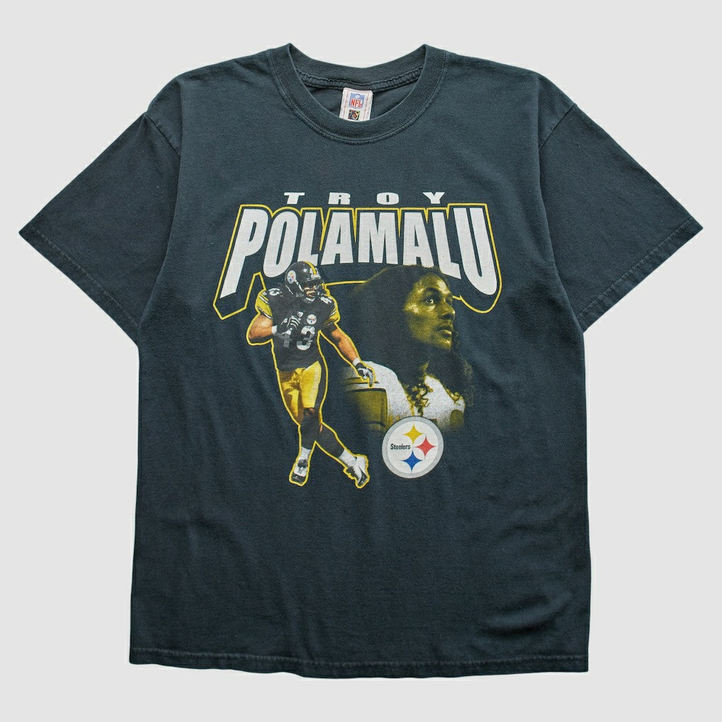 Pittsburgh Steelers NFL 2000s T-Shirt Black Vintage - Fanatics