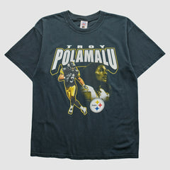 Pittsburgh Steelers NFL 2000s T-Shirt Black Vintage - Fanatics