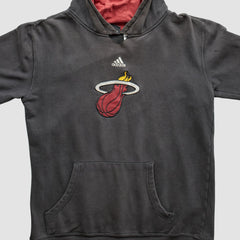 Adidas - Miami Heat 2000s Pullover Sweatshirt - Charcoal Vintage