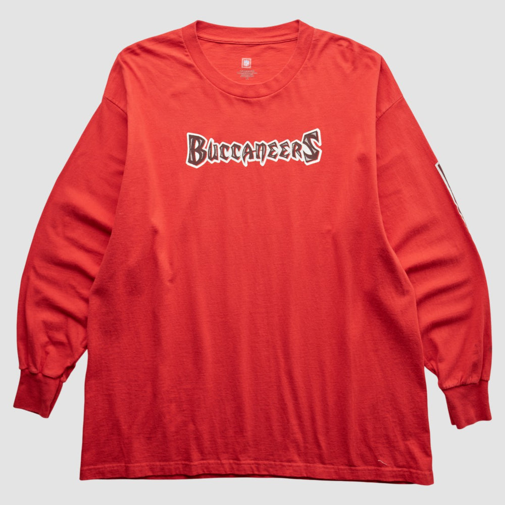 Tampa Bay Buccaneers NFL 2000s Long Sleeve T-Shirt Red Vintage - Fanatics