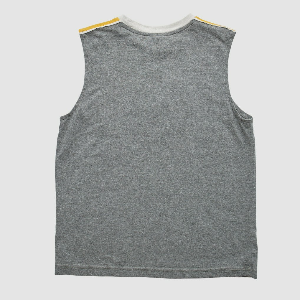 Pittsburgh Steelers NFL 2000s Pullover Tank Heather Gray Vintage - Fanatics