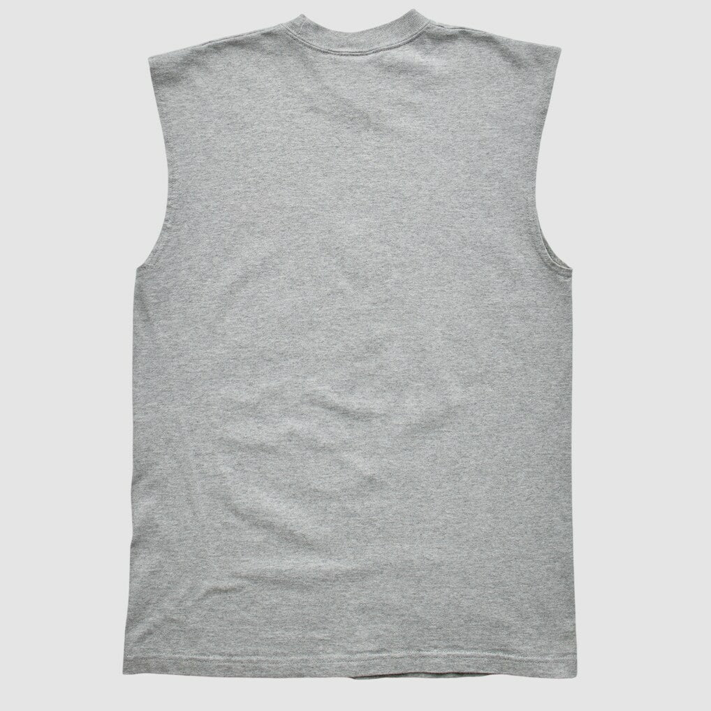 Green Bay Packers Logo Athletic 2000s Tank Heather Gray Vintage - Fanatics