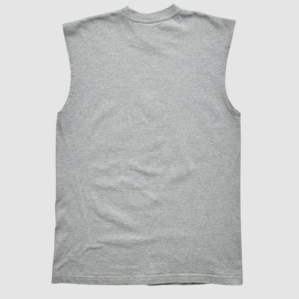 Green Bay Packers Logo Athletic 2000s Tank Heather Gray Vintage - Fanatics