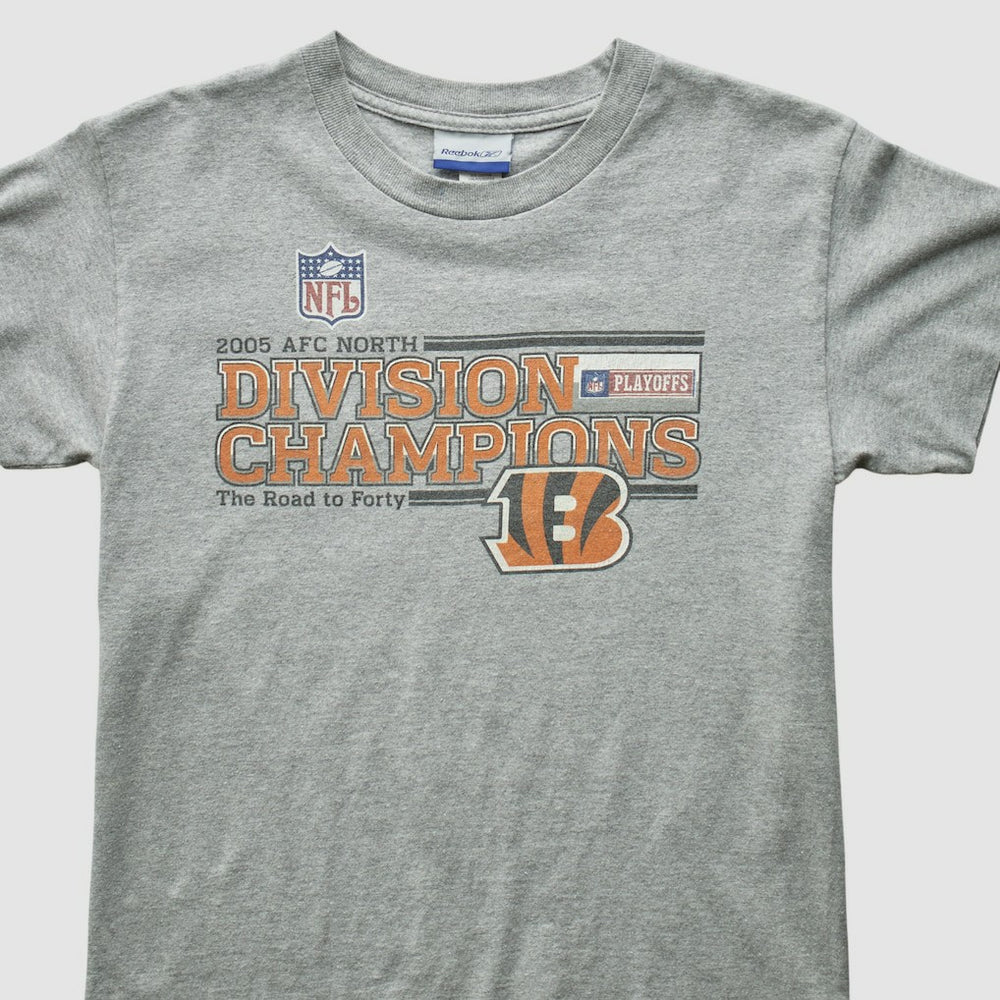 Cincinnati Bengals Reebok 2005 T-Shirt Gray Vintage - Fanatics