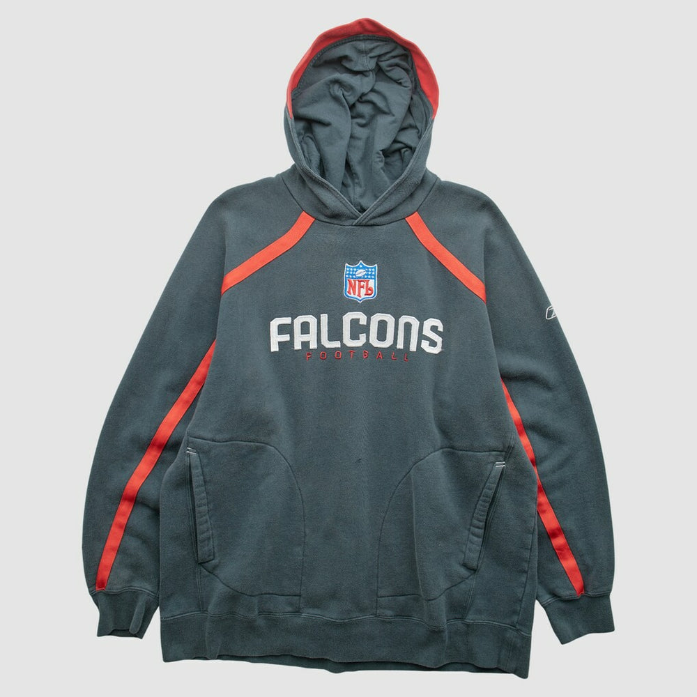 Atlanta Falcons Reebok 2000s Pullover Sweatshirt Charcoal Vintage - Fanatics